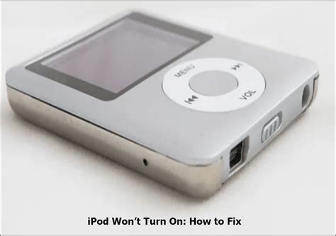 how to turn ipod